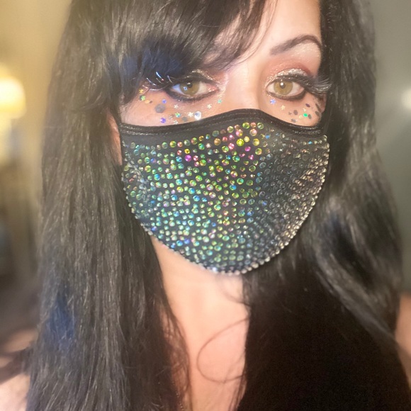 Accessories - ✨#9 PEACOCK✨ Fashion Crystal Bling Masks